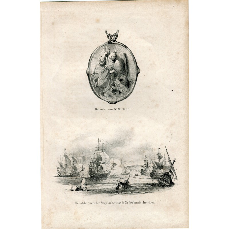 L'Ordre de Saint-Michel et l'Ascension des Anglais devant la flotte hollandaise