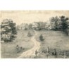 England. Rural landscape with figures. Illegible drawing, titled, dated 1862.