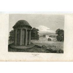 Angleterre. Moat House. Kent. Gravure de J. Greig d'après un dessin de Storer.