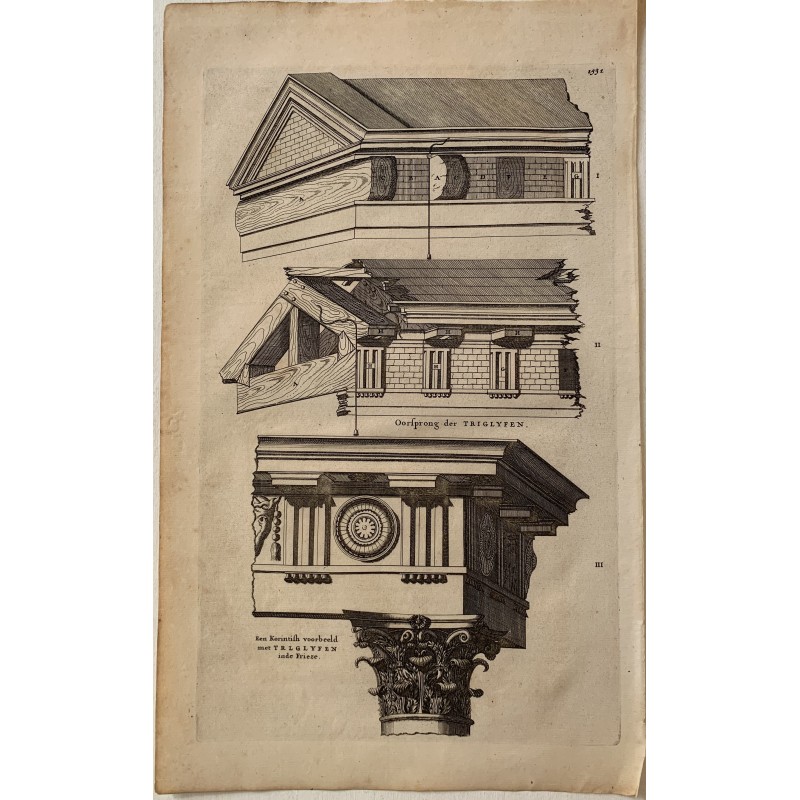 Capitals of the Temple of Solomon in Jerusalem, anonymous copy by Juan Bautista Villalpando.