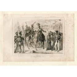 1840. Truppe polacche nella battaglia di Somosierra.