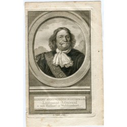 Portrait. Egbert Meeuwszoon Kortenaar engraved by J. Houbraken