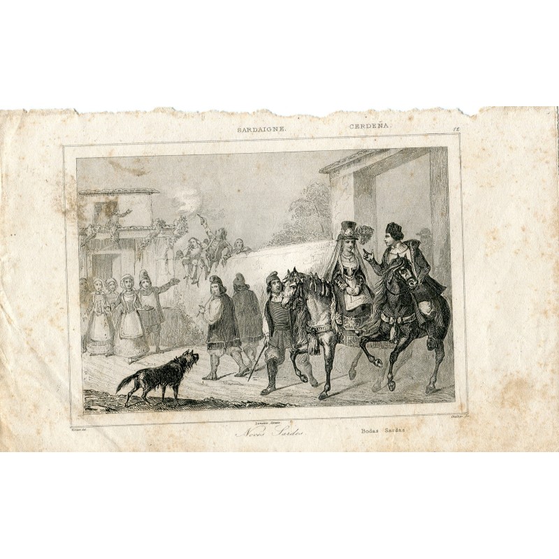 1847. Sardische Hochzeiten