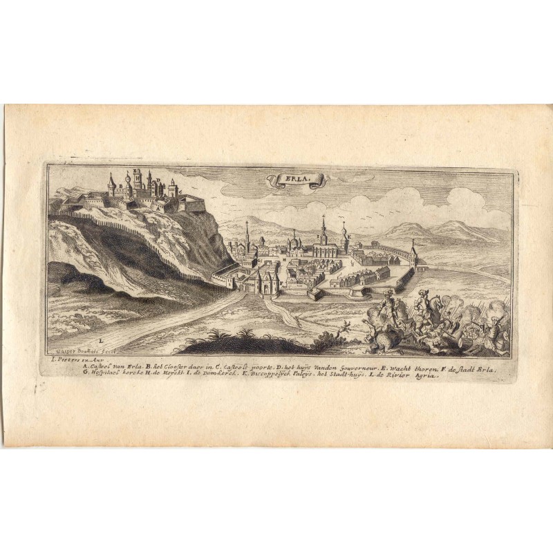 Veduta di Eger. Gaspar Bouttats (c.1683-1692)