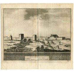 Murcia. Kanal. Kupferstich von Pieter vander Aa, 1715. Alvarez de Colmenar.