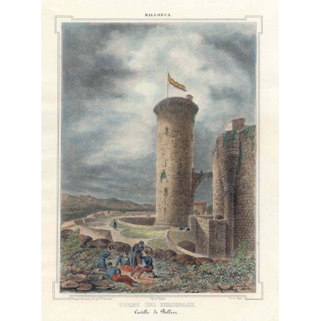 Spain. Baleares. Palma de Mallorca. 'Torre del Homenaje del Castillo de Bellver'