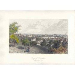 Ville de Providence, Rhode Island, d'après A.C. Warren. R. Hinshelwood (1872)