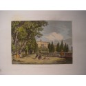 Italie.Tivoli. "Villa d'Este". Par le graveur romain Domenico Amici.