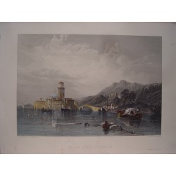 Italia. 'In the Gulf of Venice' Engraved by Robert Wallis siguiendo obra de Clarkson Stanfield