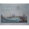 Italy. «View of Venice» I. Salcedo drew. Lithographed Donon.