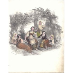 Jugendtreffen. Lithografiert von Formentin & Cie.