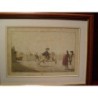 Corrida. Incisione originale di Antonio Carnicero (1748-1814) dalla serie 'La tauromaquia' (La corrida), 1790