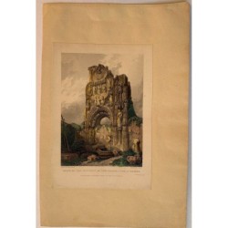 Convento dei Carmelitani Scalzi a Burgos - incisione del XIX secolo