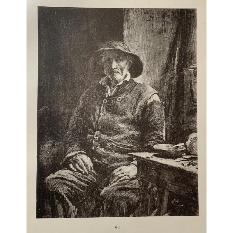 Vieux pêcheur - Reproduction photogravure - Adolphe-Félix Cals