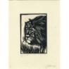 Josef AM Bossaert, Belgian artist. Hand-signed etching dated 1979