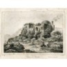1840. Château ottoman de Bursa en Turquie