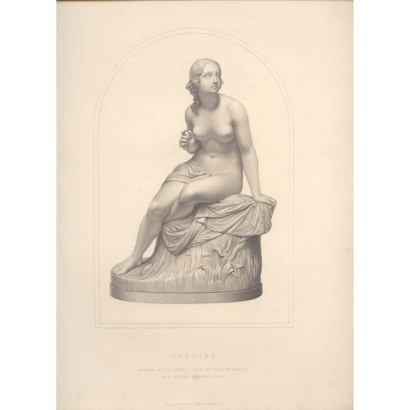Sabrina Engraved by ARArlett from a statue in marble by W. Calder Marshall