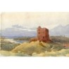 Northcumberland..Norham Castle. Aquarell mit dem Titel „Studie von E. Duncan“