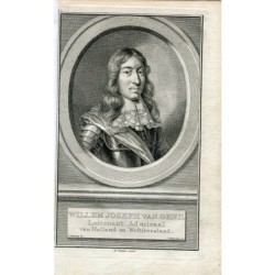 Willem Josepeh van Gend, Lieutenant Admiral, gestochen von Jacobus Houbraken.