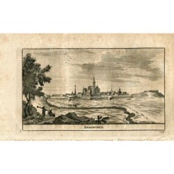 Portugal. Arronches, Engraving by Pieter Vander Aa. 1715 (Alvarez de Colmenar)