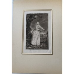 Ritratto. Heliogravure della "Signora Pelham" da un dipinto di Sir Joshua Reynolds,