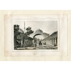 Turquie. Bourghas. Gravure de Traversier d'après un dessin de Vormser.