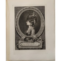 Adrienne Sophie, Marquise von... Heliogravüre von A. de St. Aubin.