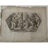 Bibbia. Adorazione dei Magi. Disegnata e incisa da Petrus Aquila.