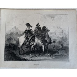 Lithographie de Bernard & Frey de 1836 d'un dessin de Debon.