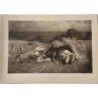 1899. Reapers, Noonday Rest. Photogravure.