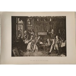The Last Day in the Old Home, photogravure by WB Jobson from a work by RB Martineau.