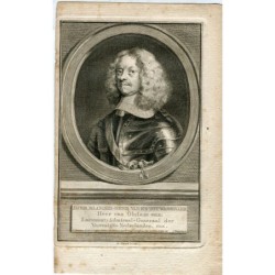 Fourgon Jacob Baander-Heer à Totwassenaer gravé par J. Houbraken 18e siècle