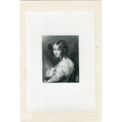 Mme Stanhope gravée par C. Heath d'après une œuvre de Rochard, XIXe siècle.