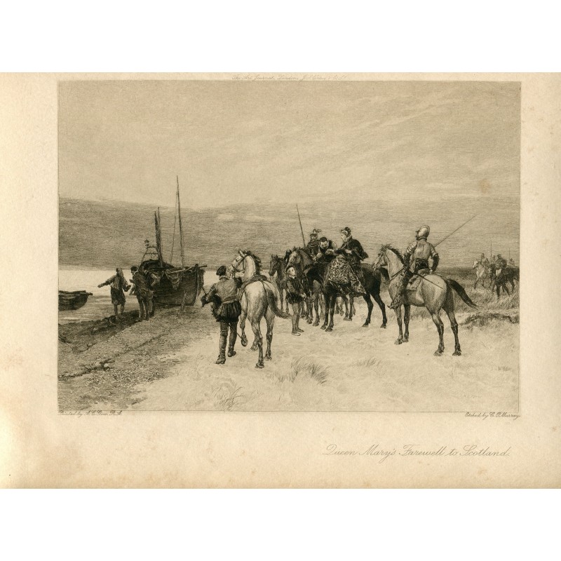 Queen Mary, farewell to Scotland, after A.C. Gow