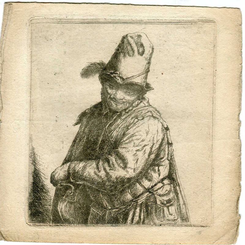 The Organ Grinder, later engraving by Adrian van Ostade, 18th century