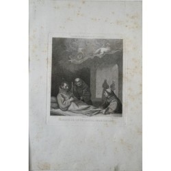 Durchreise eines Franziskanerordens von Alonso Cano, gestochen von D. Martinez