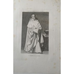 J. Francisco Zumel, gezeichnet von L. Sanchez und gestochen von Diego Martinez, Kopie von Zurbarán.