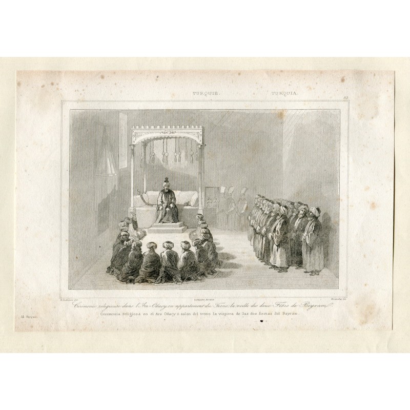 Cerimonia religiosa all'Arz Odacy alla vigilia della festa del Bayram