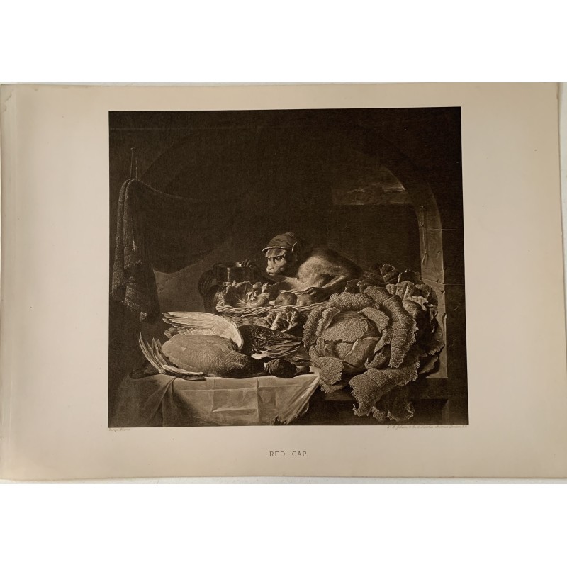 Red Cap photogravure of a work by George Chance edited by WB Jobson