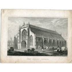Edinburgh. Grey Friars Church, engraved by T. Barber from a drawing by Thom. H. Shepherd