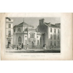 Edinburgh. St. George's Chapel. York Palace. Engraved by W. Walkins.