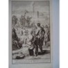 Moses explains the law - Dutch Bible Scenes - Antique Engraving (c.1720)
