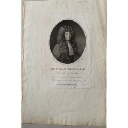 Sir William Williams, Barone. Incisione di W. Bond da un disegno di J. Allen.