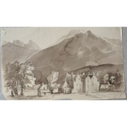 Scozia. Arrochar Inn. Locale anonimo di ritrovo dei primi del XIX secolo.