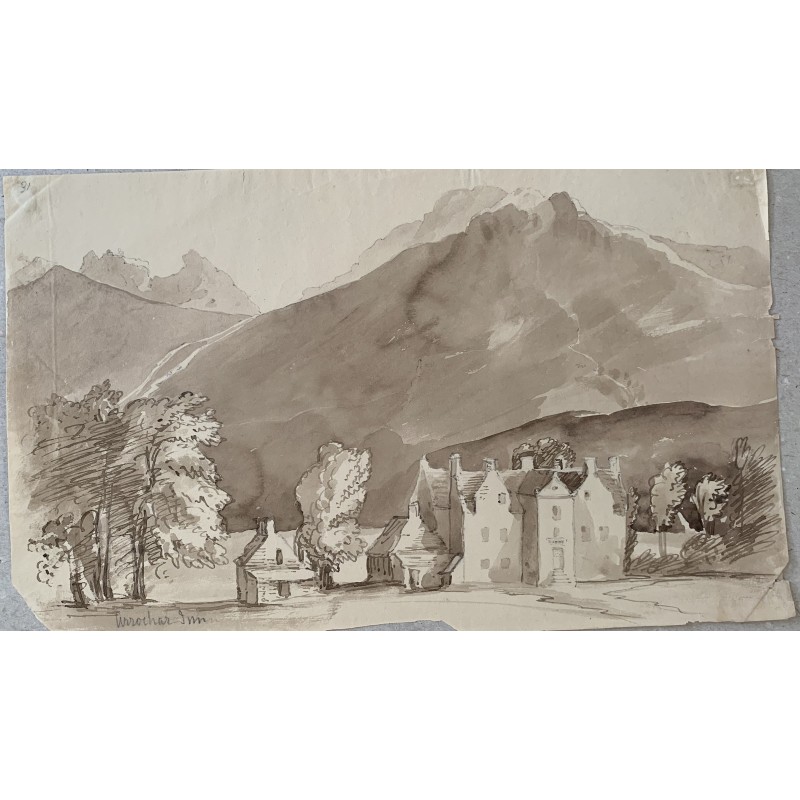 Schottland. Arrochar Inn. Anonyme Kneipe aus dem frühen 19. Jahrhundert.