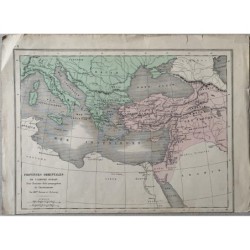 Kupferstich der östlichen Provinzen des Römischen Reiches, gestochen von Drioux und Leroy