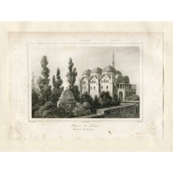 Turchia. Moschea di Tersana. Incisione del XIX secolo di Cholet basata su un disegno di Vormser.