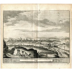 Siviglia. Ecija. Incisione di Pieter Vander Aa, 1715, pseudonimo di Alvarez de Colmenar
