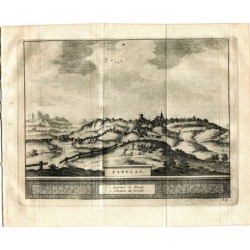 Siviglia. Cabeza. Sierra de Ronda e Chemin de Sevilla, 1715, incisa da P. Vander Aa