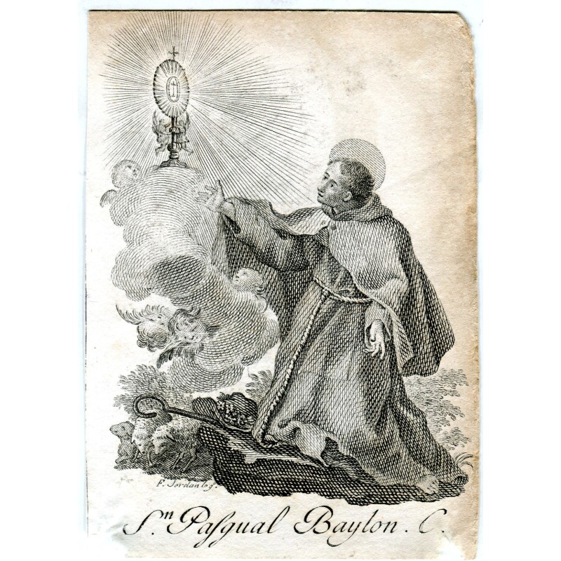 Saint Baillon de Pâques gravé par Francis Jordan